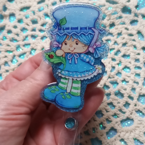 Blueberry muffin badge reel - Picture 1 of 9